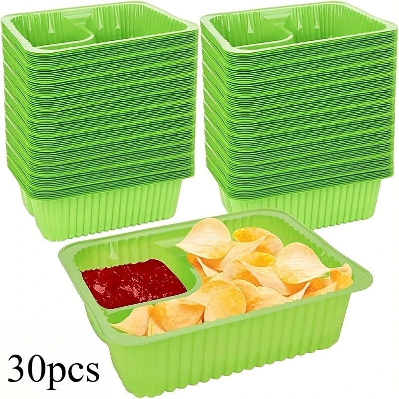 Nacho Trays – Snack Containers for Movie Nights & Parties Snack Serving Tray Axl Green-30pcs