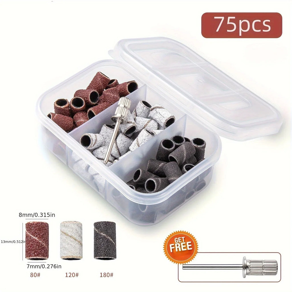 Nail Art Sanding Ring Set – Cuticle & Surface Grinder Tool Nail Sanding Tool Axl