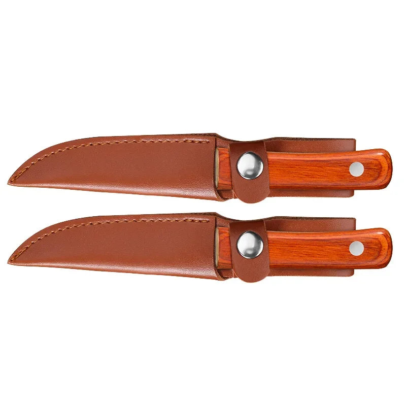 PLYS Stainless Steel Knife – Kitchen, Camping & BBQ Kitchen & Camp Knife Axl 2pcB