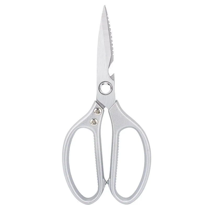 Multifunctional Stainless Steel Kitchen Scissors | Meat & Bone Kitchen Scissors Axl silver white China Mainland