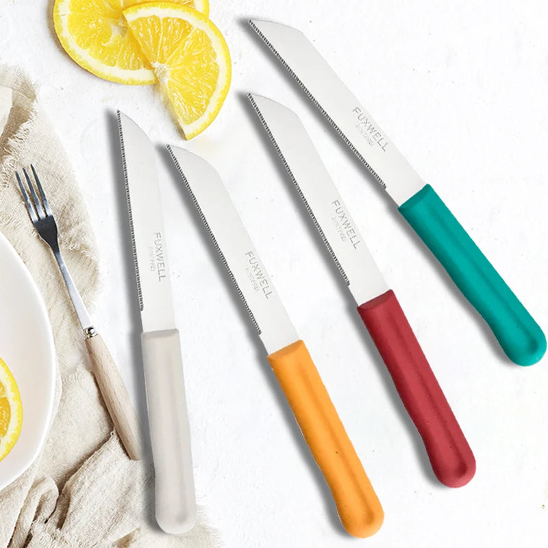 12-Piece Stainless Steel Steak & Fruit Knife Set Kitchen Knife Set Axl