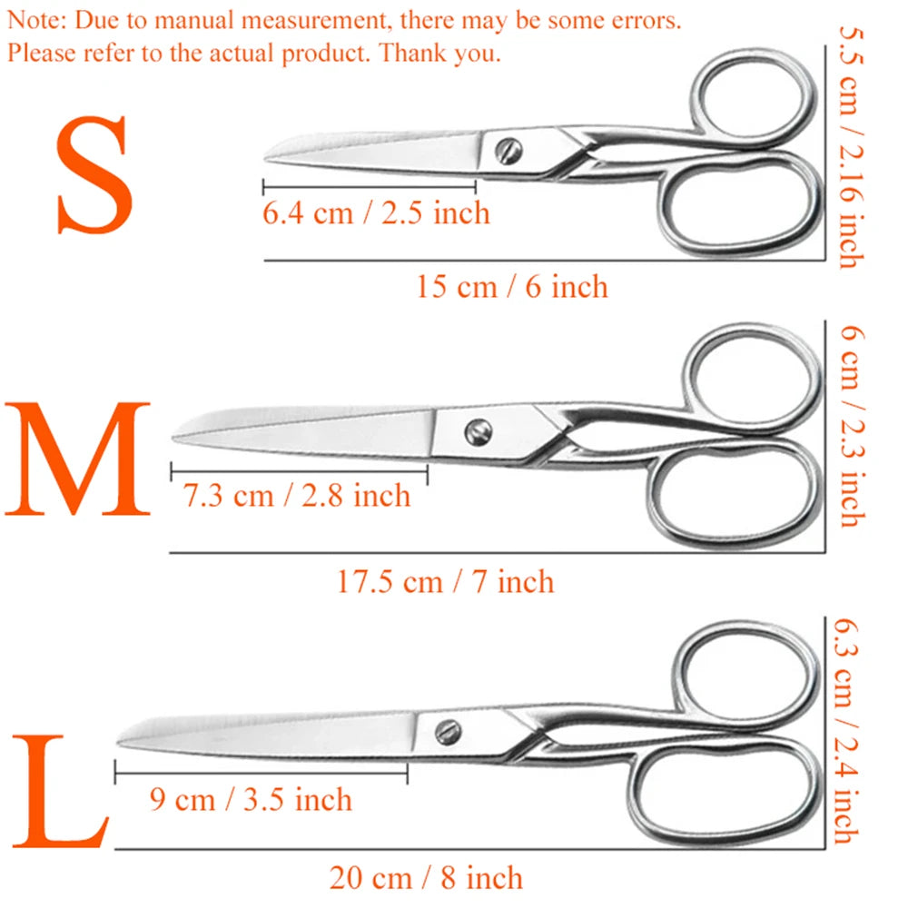 Professional Stainless Steel Sewing Scissors | Fabric & Craft Sewing Scissors Axl