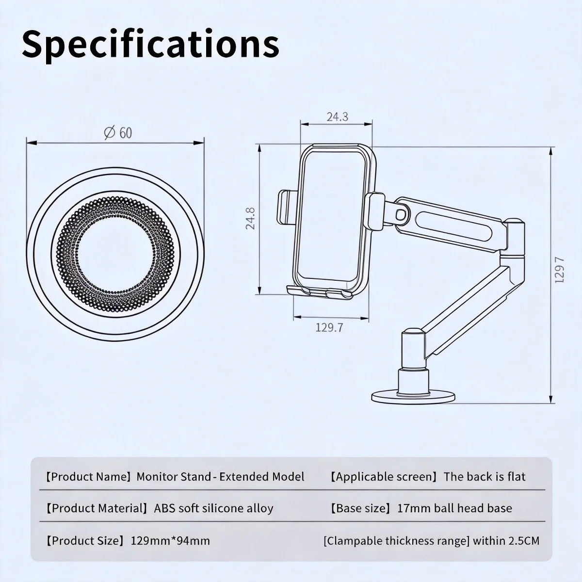 Foldable Magnetic Car Phone Holder | 360° Ball Head Mount Car Phone Mount Axl