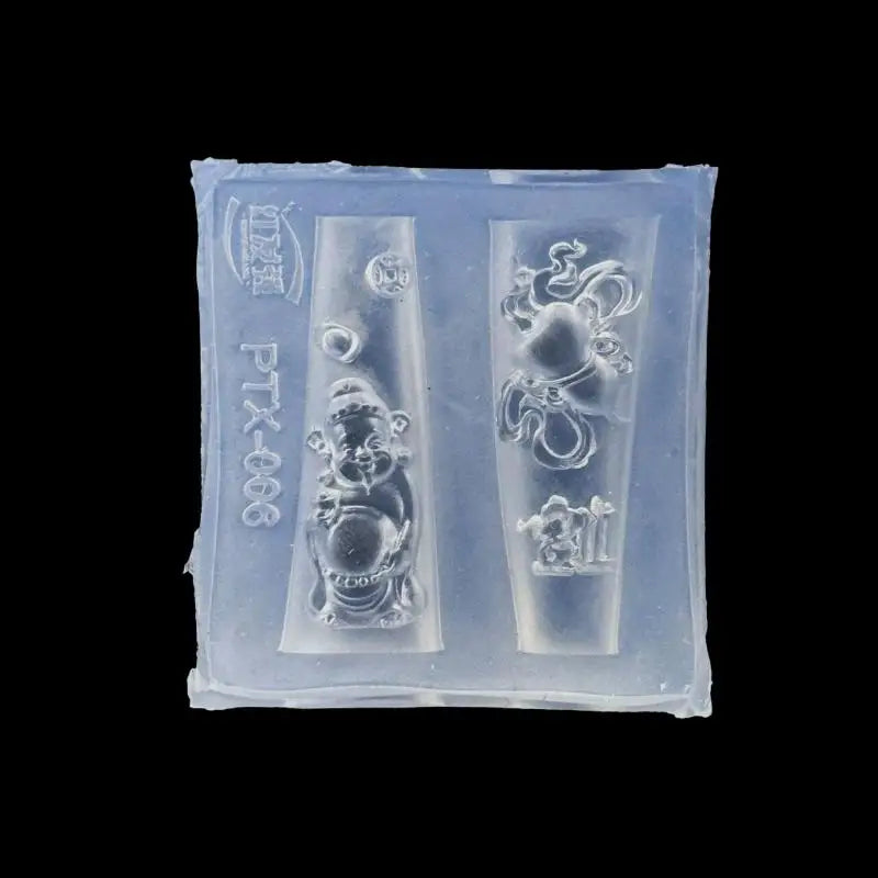 3D Acrylic Nail Art Silicone Mold – DIY Manicure Template Nail Art Mold Axl