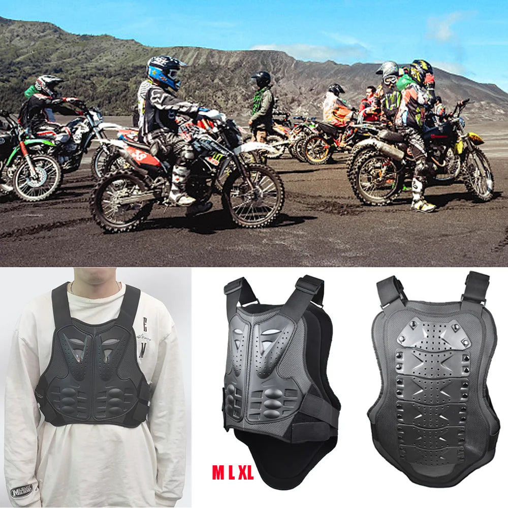 Adult Motocross Body Armor Vest – Chest & Back Protection Body Armor Vest Axl