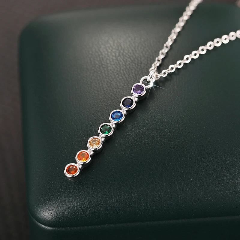 Huitan Cubic Zirconia Pendant Necklace – Women's Statement Jewelry Pendant Necklace Axl XL1553 45cm