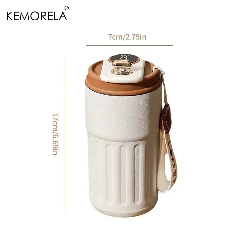 KEMORELA Smart Thermos Bottle – LED Temp Display 316 Steel Mug Smart Vacuum Thermos Axl