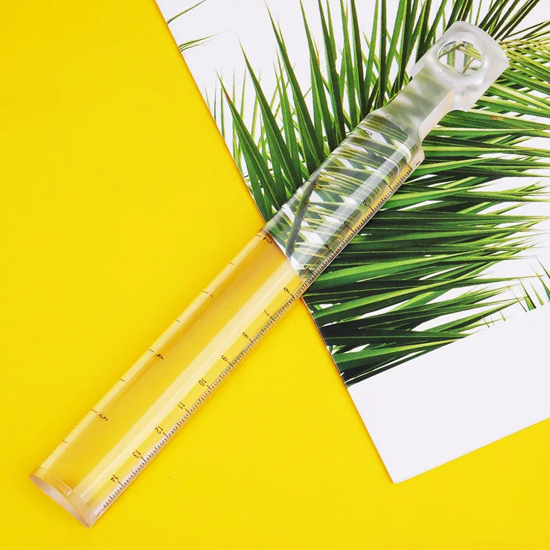 10X Handheld Magnifying Glass with Ruler – HD Acrylic Loupe Handheld Magnifier Axl 10X