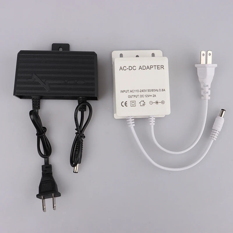 12V 2A Waterproof CCTV Power Supply Adapter – EU/US Plug CCTV Power Adapter Axl
