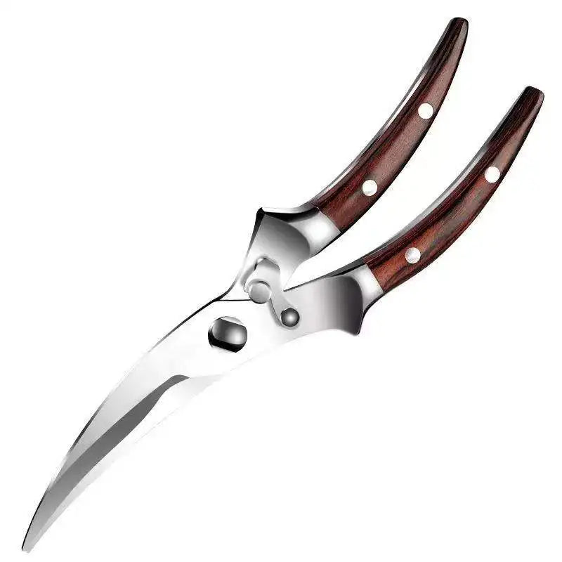 Heavy-Duty Stainless Steel Kitchen Poultry Shears & Scissors Kitchen Poultry Shears Axl Brown
