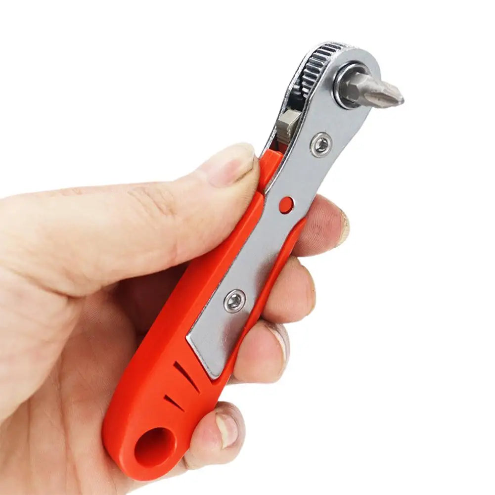 Right Angle Ratchet Screwdriver Set – 1/4" Hex Socket Nut Kit Ratchet Screwdriver Set Axl