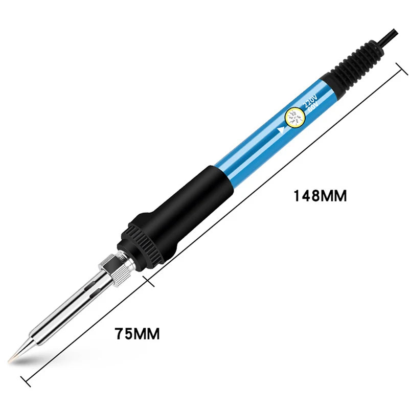 60W Adjustable Electric Soldering Iron Kit 220V | Rework Tool Soldering Iron Kit Axl