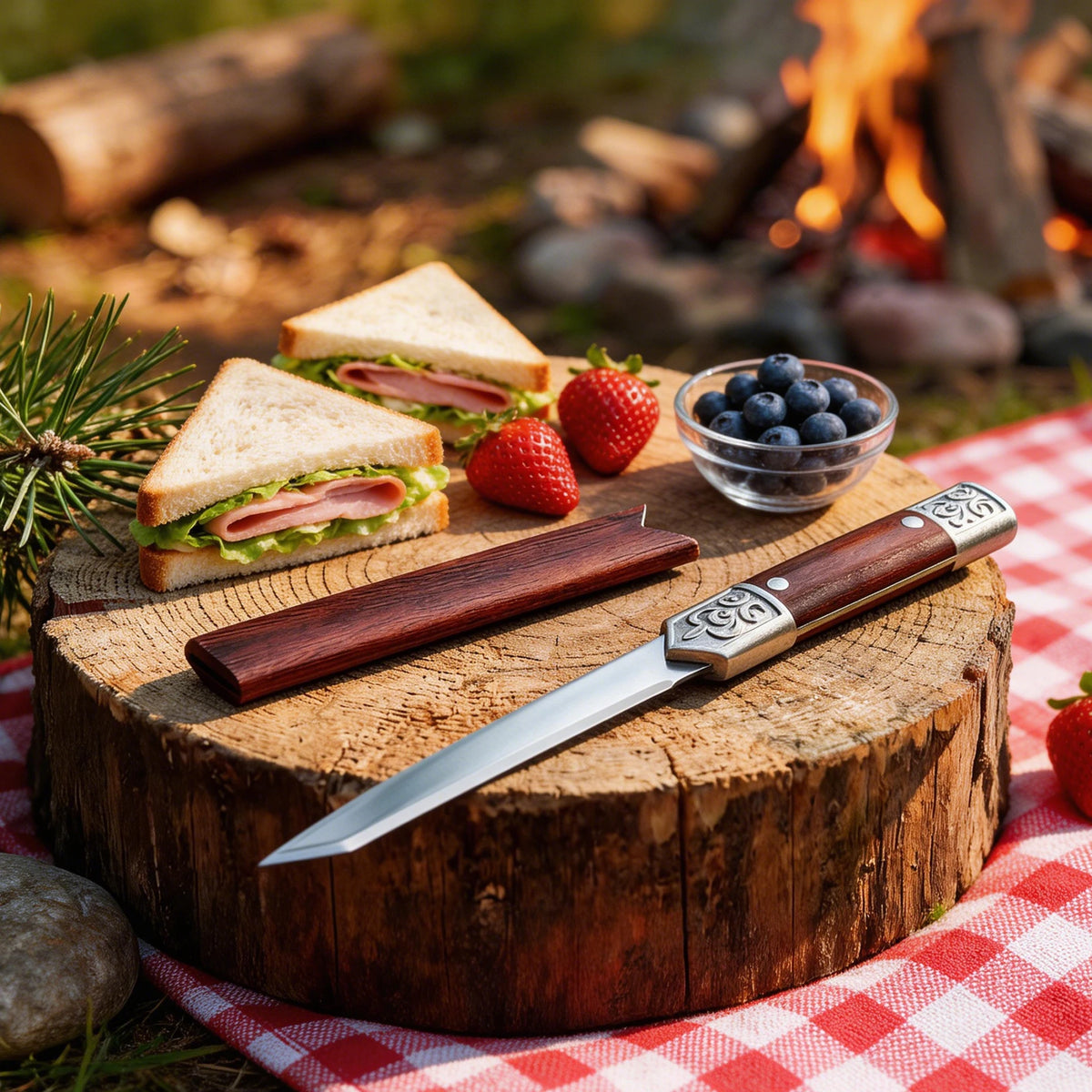 Stainless Steel Camping Fruit Knife – Portable Outdoor Peeling Knife Outdoor Camping Knife Axl