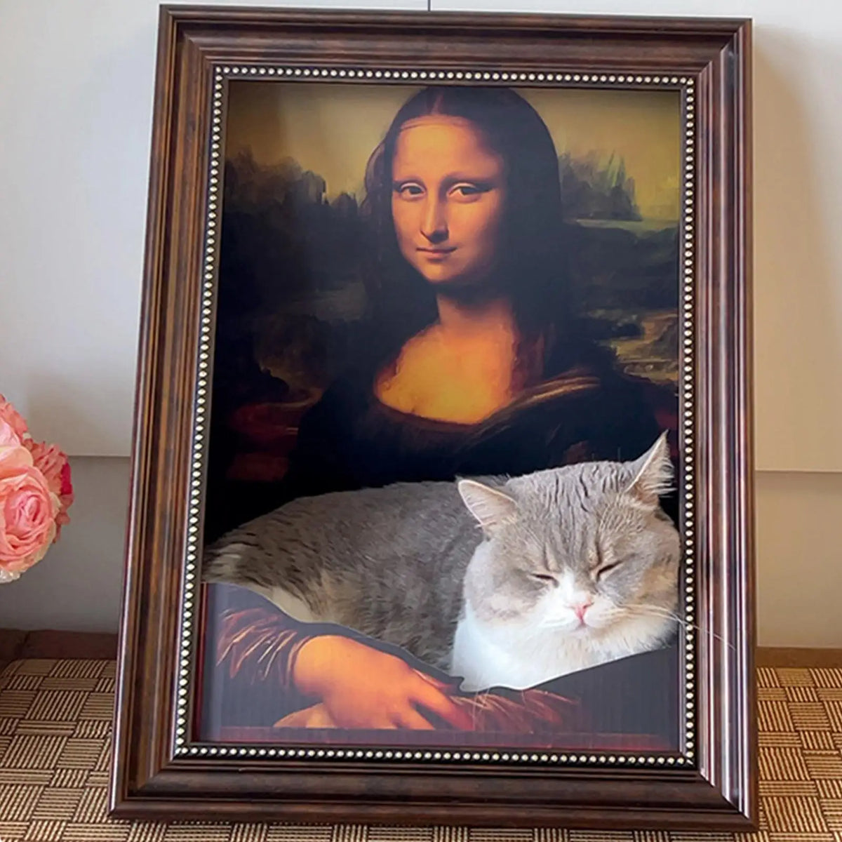 Mona Lisa Cat Scratcher Bed – Art Frame Cat House & Lounge Cat Scratcher Bed Axl