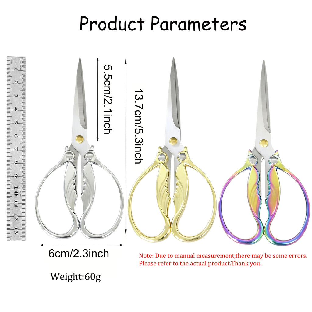 Retro Sewing Scissors – Stainless Steel Embroidery Shears Sewing Scissors Axl
