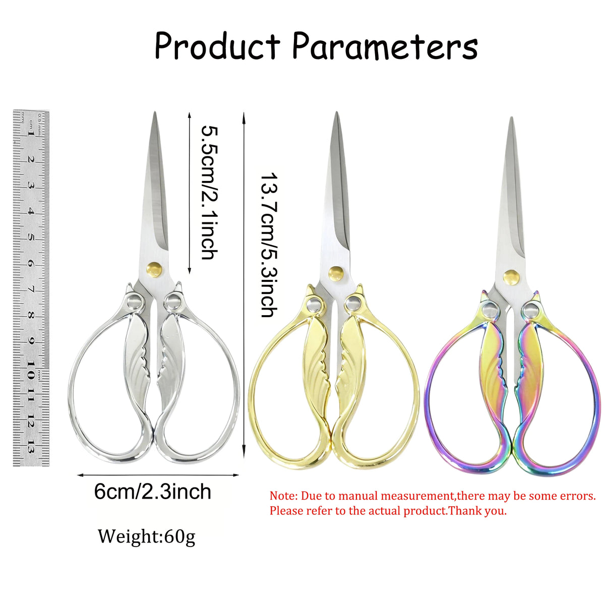 Retro Sewing Scissors – Stainless Steel Embroidery Shears Sewing Scissors Axl