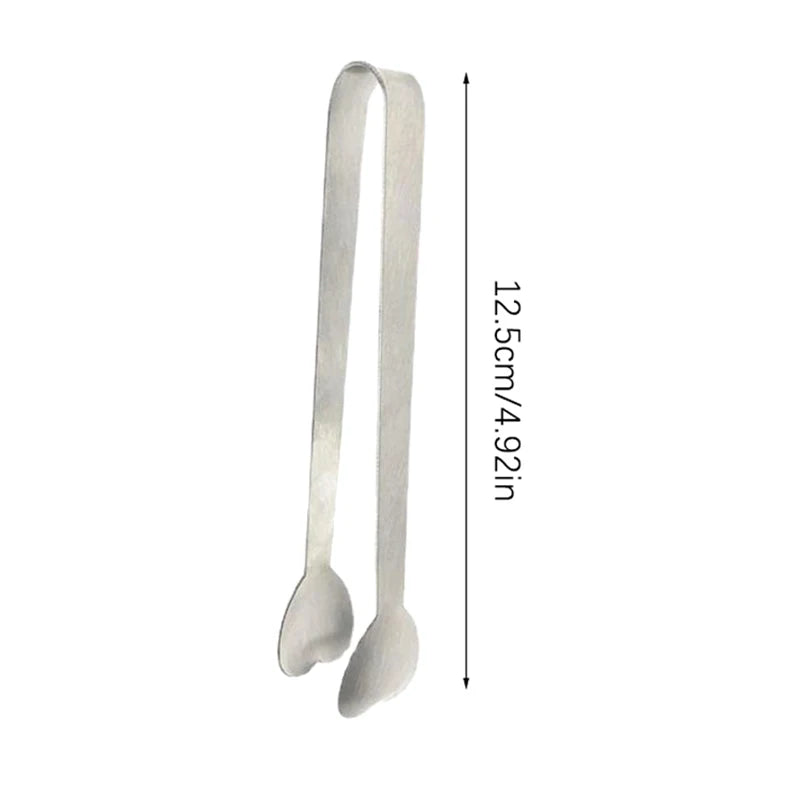 Stainless Steel Mini Food Clips – Sugar Cube & Dessert Tongs Kitchen Food Tongs Axl