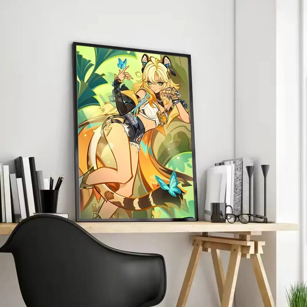 Xilonen Game Canvas Poster – Unframed Wall Art | Home Décor Canvas Wall Art Axl Black10 15X20cmFrameless