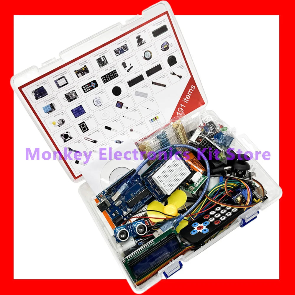 ATmega328P UNO R3 Ultimate Starter Kit – DIY Electronics Learning Electronics Starter Kit Axl