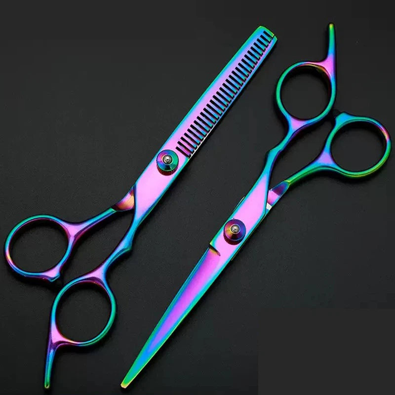 Professional 6-Inch Hair Scissors Set – Cutting & Thinning Shears Hair Scissors Set Axl