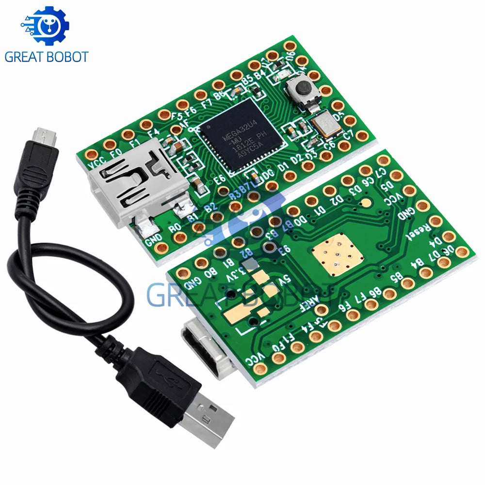 Teensy 2.0 ATmega32U4 USB Board – Arduino AVR ISP & HID Emulation USB Development Board Axl