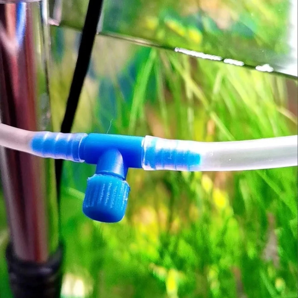 10-Pack Aquarium Air Flow Control Valves – T-Shape Fish Tank Aquarium Air Valve Axl