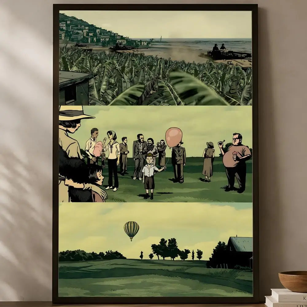 Waltz With Bashir Movie Poster – HD Self-Stick PVC Wall Art Movie Wall Poster Axl White10 60X90cmNoframe