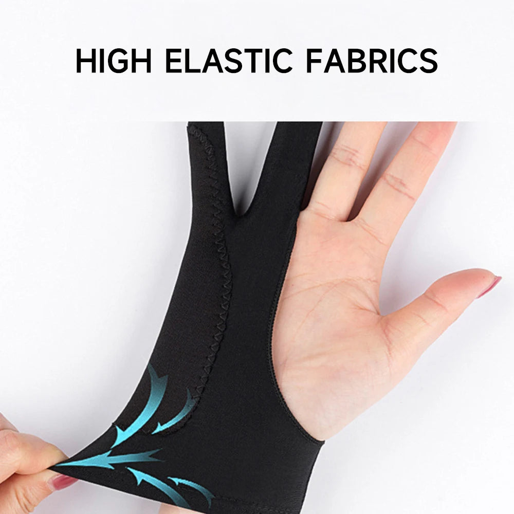 Two-Finger Drawing Glove – Palm Rejection for Tablets & iPad Artist Drawing Glove Axl