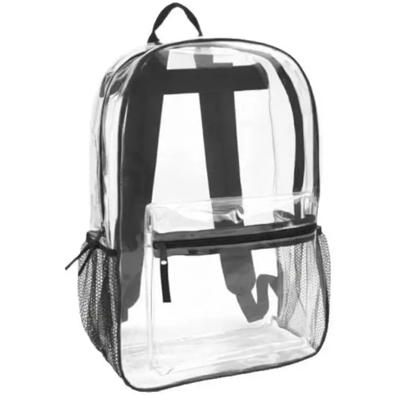 Clear PVC Stadium Backpack – Waterproof Transparent Bag Clear PVC Backpack Axl