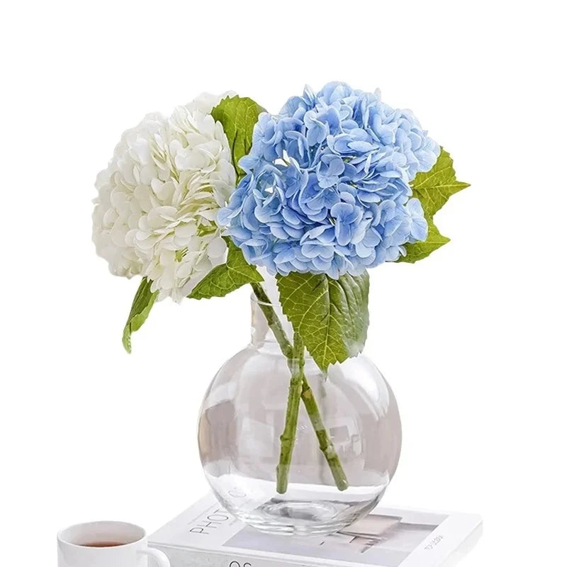 Silk Hydrangea Artificial Flowers – Wedding & Home Fake Bouquet Artificial Silk Flowers Axl