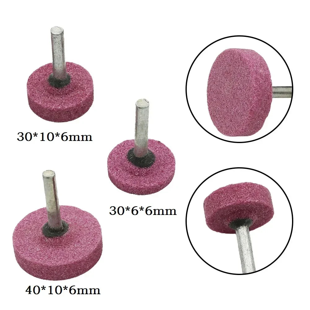 5-Pc Abrasive Mounted Stone Grinding Wheels | 6mm Shank Rotary Tool Rotary Tool Accessory Axl