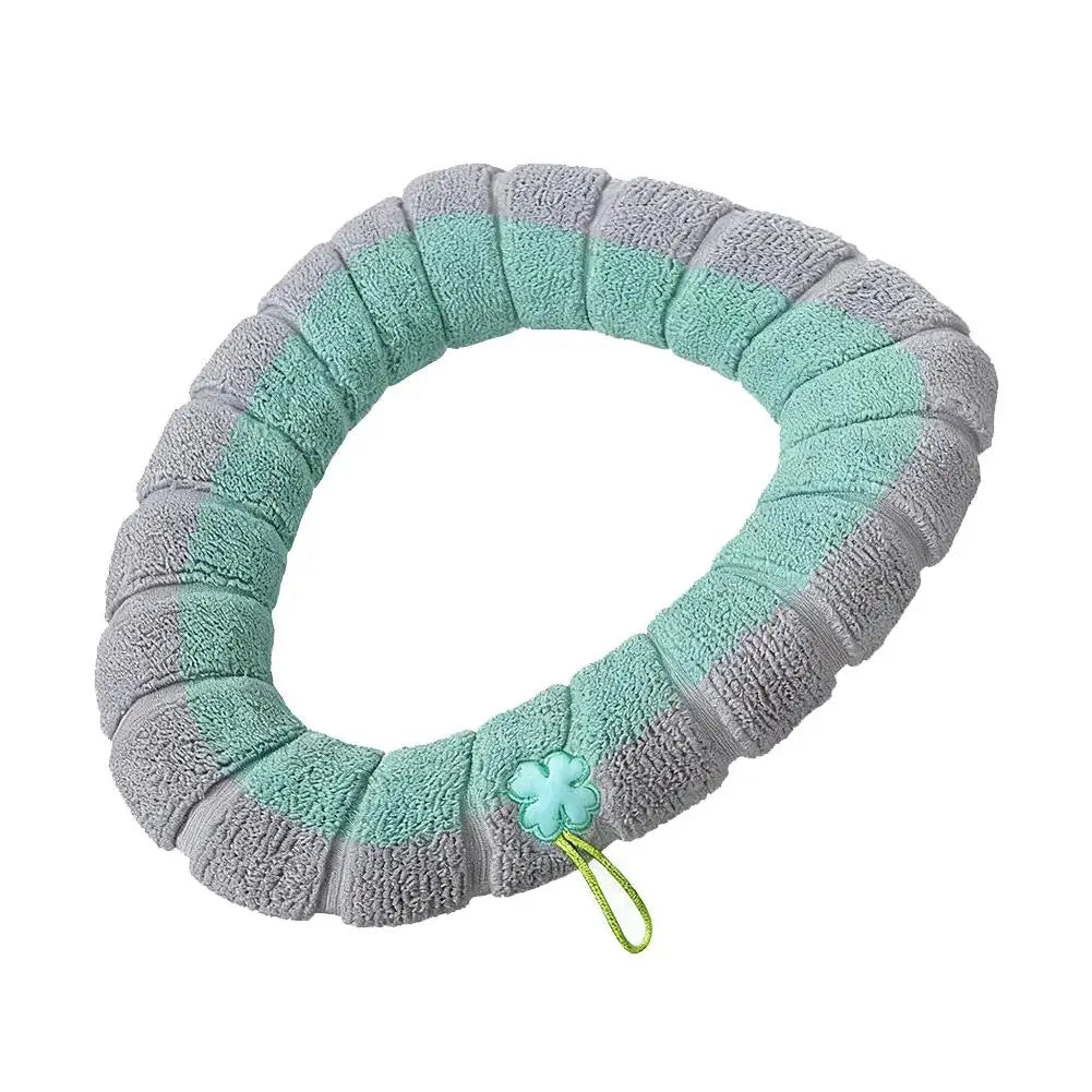 Thick Velvet Toilet Seat Cushion Cover – Universal Fit Toilet Seat Cover Axl 02 1pcs
