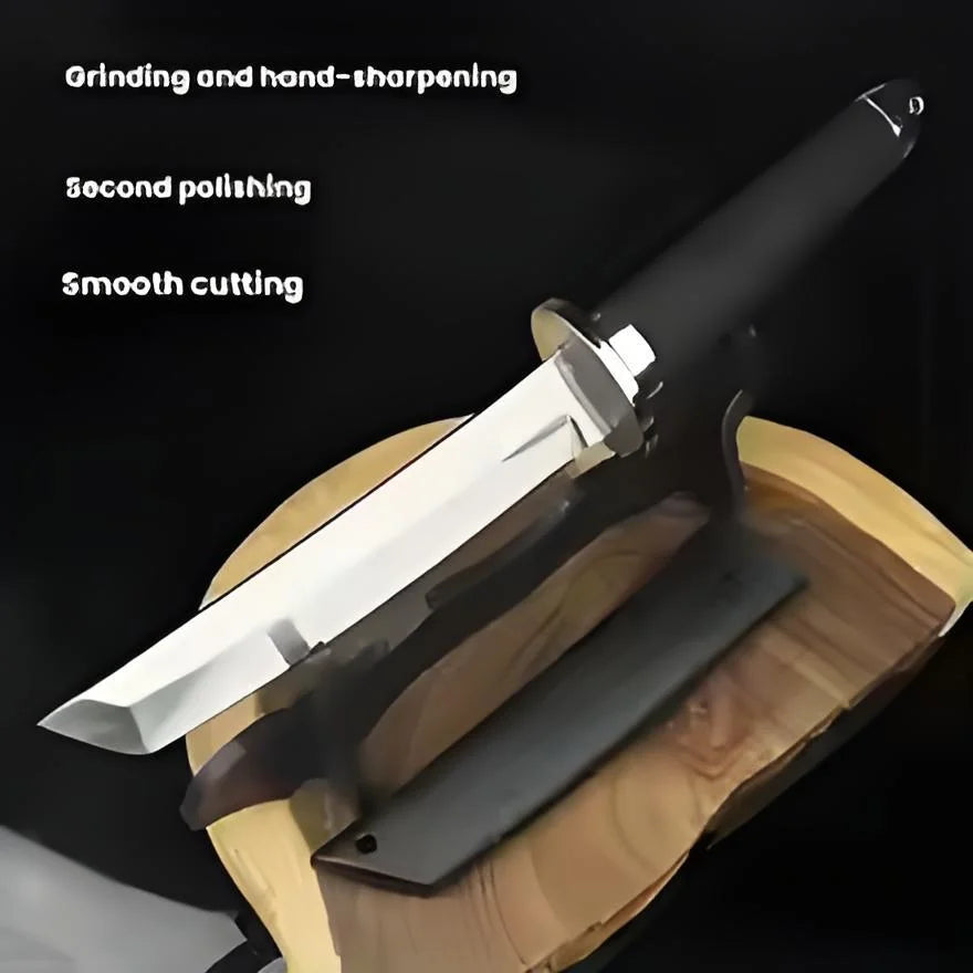 Portable Stainless Steel Survival Knife – Fruit & Meat Blade Fixed Blade Knife Axl