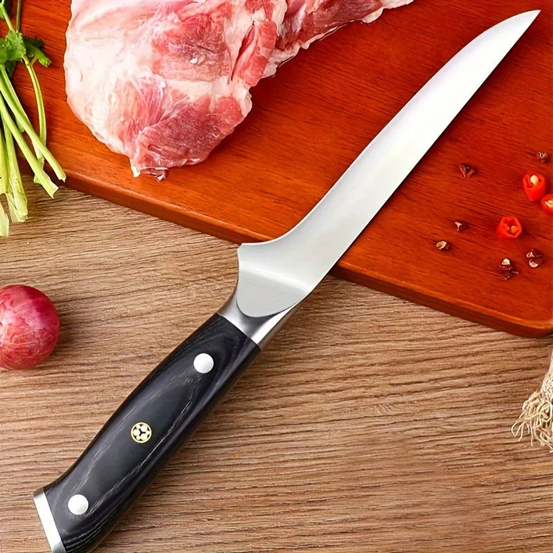 Sharp Stainless Steel Boning & Butcher Knife – Meat Splitting Boning Knife Axl Default Title