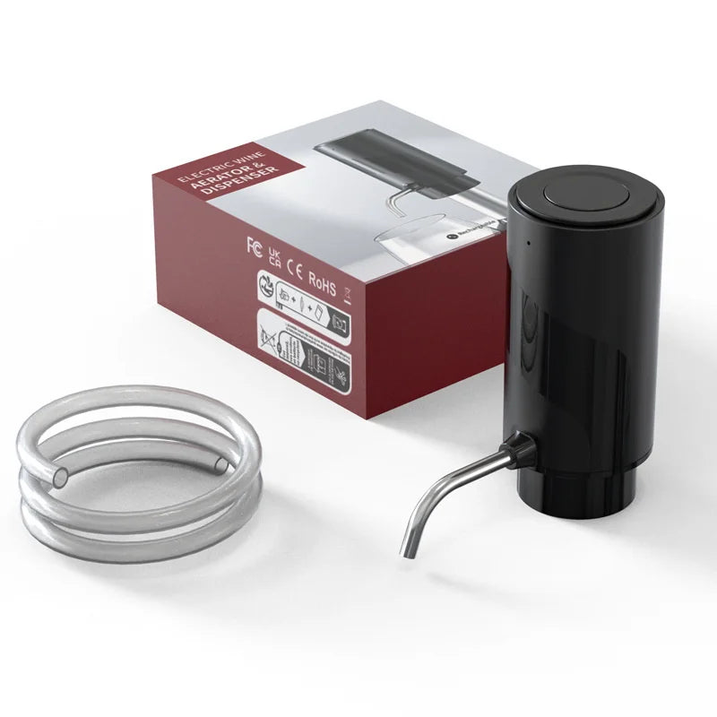 BALASHOV Electric Wine Aerator Dispenser – One-Touch Decanter Electric Wine Aerator Axl