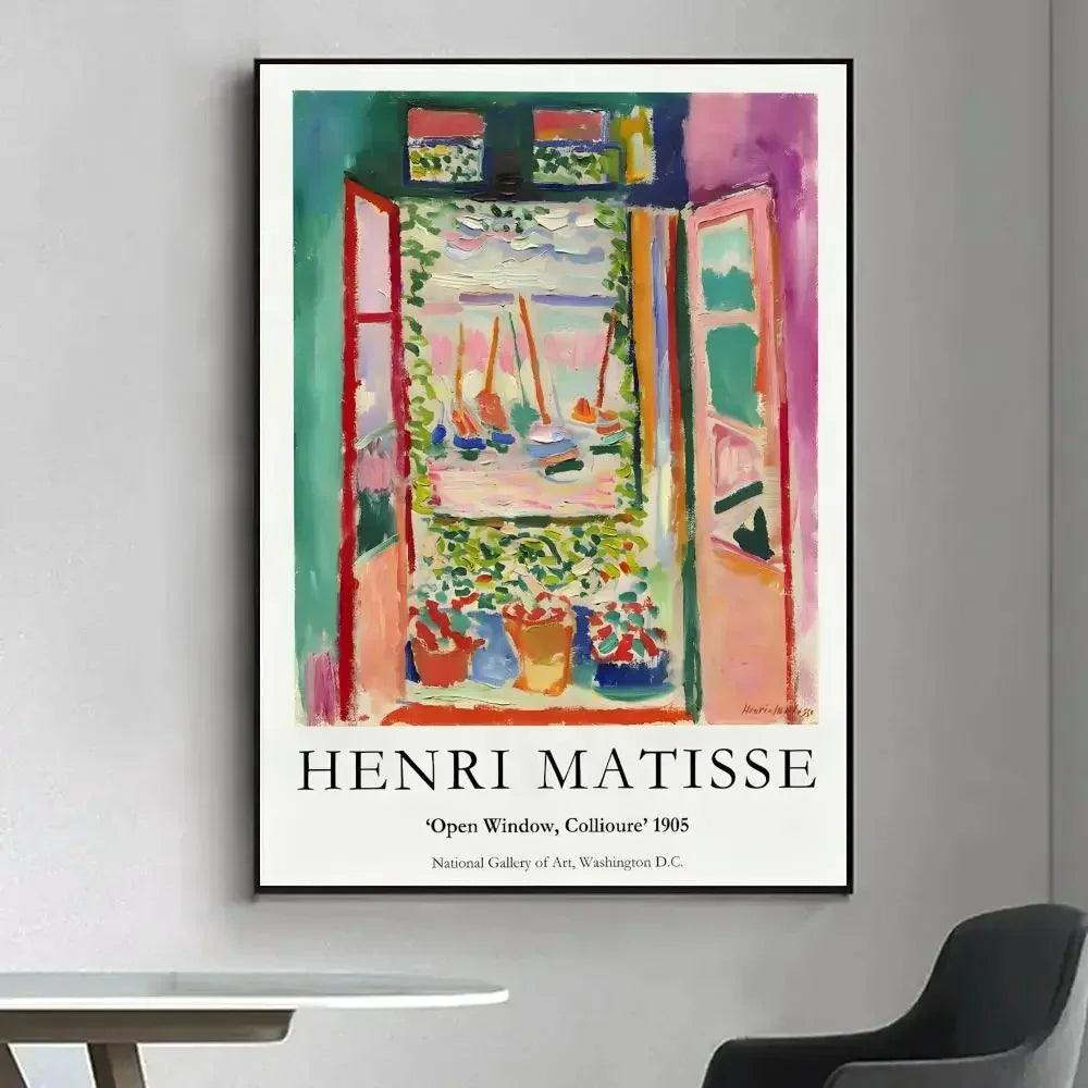 Henri Matisse Art Poster – HD Waterproof Wall Decor Print Art Wall Poster Axl
