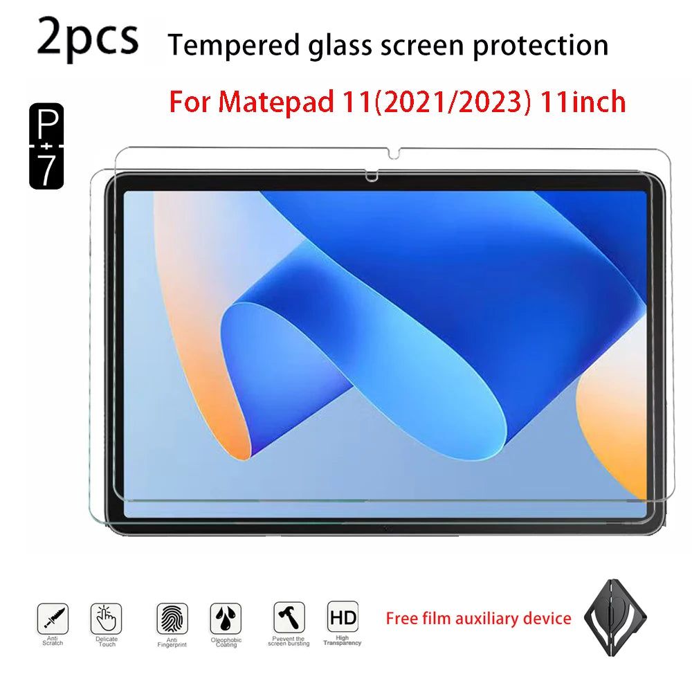 2-Pack Tempered Glass Screen Protector – Huawei MatePad 11" Tablet Screen Protector Axl MATEPAD11 2021 2023
