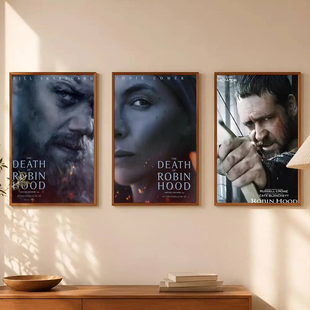 Death of Robin Hood Movie Poster – HD Self-Stick PVC Wall Art Movie Wall Poster Axl