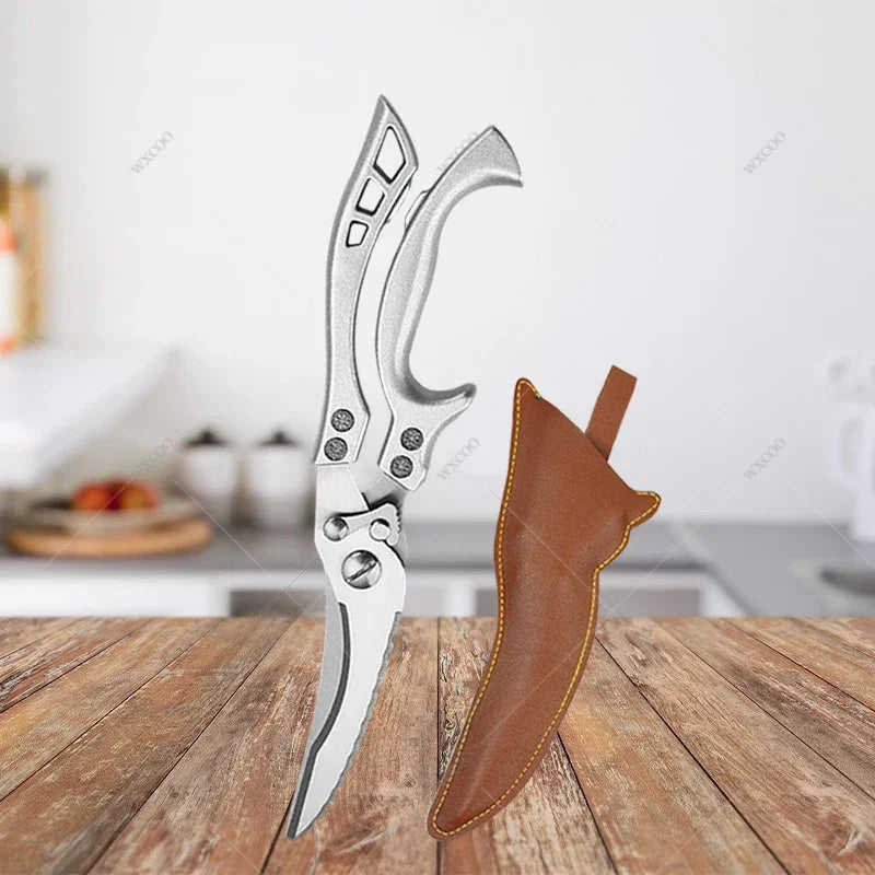 Japanese Damascus Pattern Chef Knife Set – Stainless Steel Kitchen Knife Set Axl D