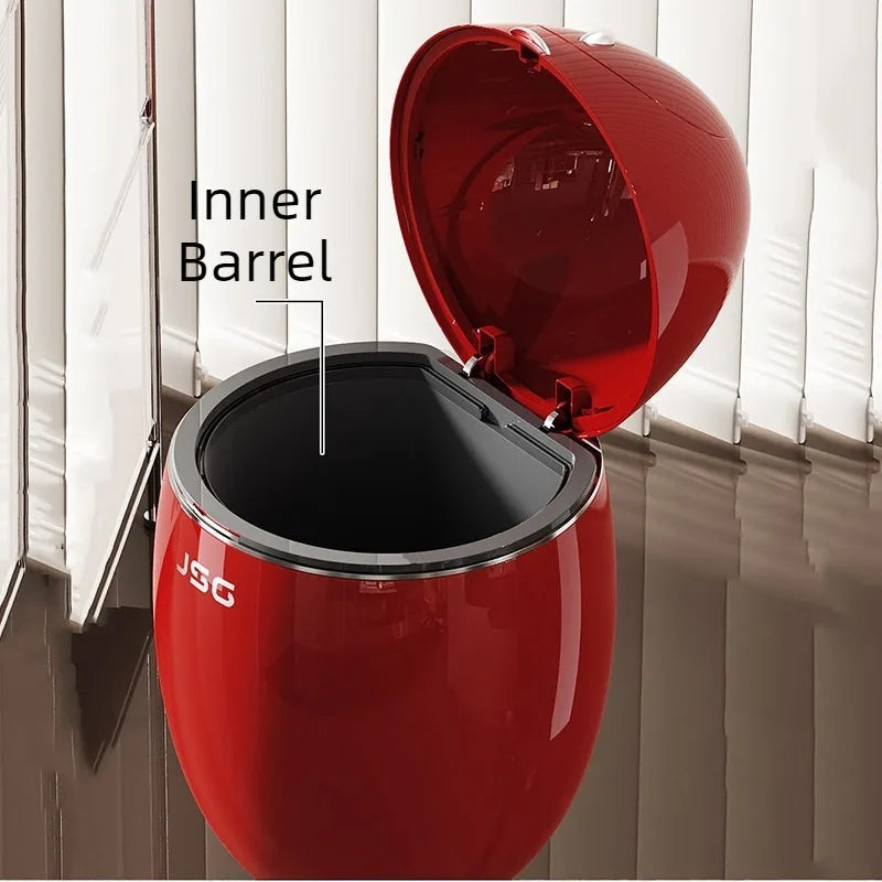 Dinosaur Egg Trash Can – Large Luxury Plastic Dustbin for Home Decorative Trash Can Axl