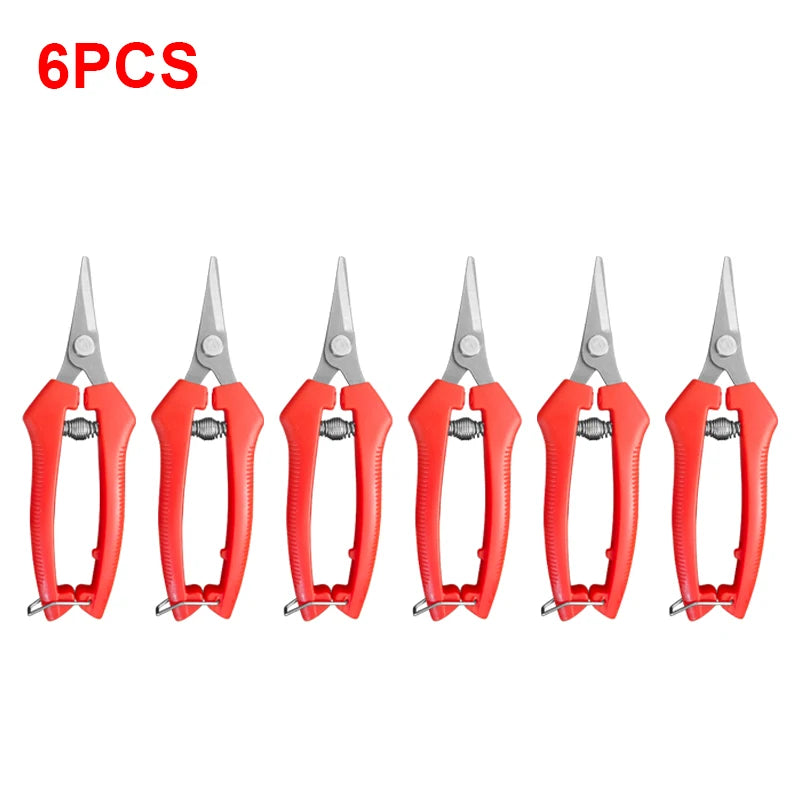 One-Handed Pruning Shears – Bypass Garden Scissors Pruning Shears Axl Style A 6pcs
