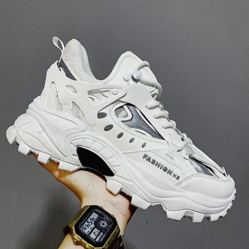 Men's Platform Sneakers – Breathable Mesh Casual Trainers Platform Sneakers Axl