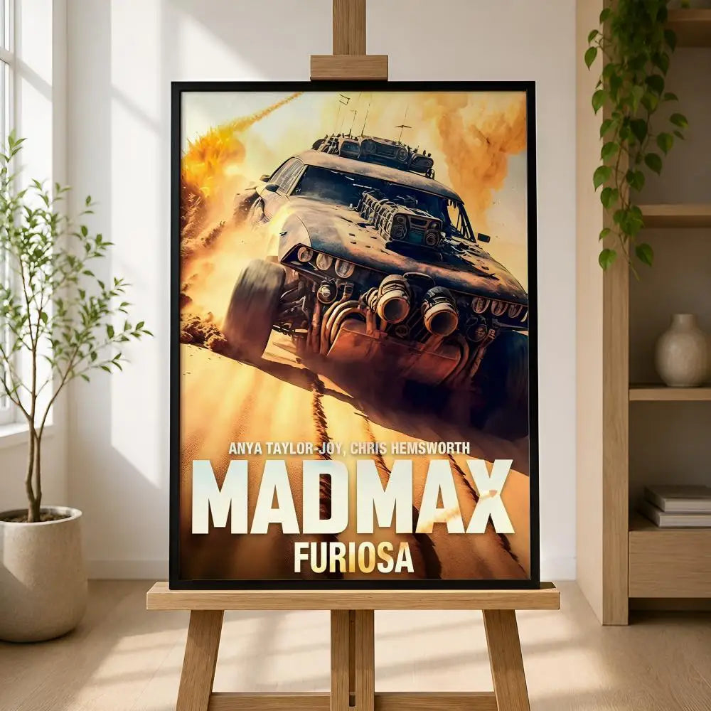 Mad Max Waterproof PVC Wall Poster – Peel & Stick HD Art Wall Art Poster Axl
