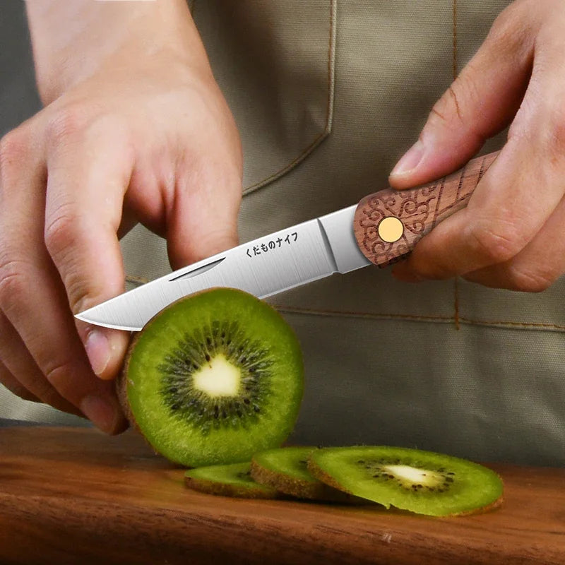 PLYS Folding Mongolian Meat Knife – Stainless Steel Pocket Blade Folding Pocket Knife Axl
