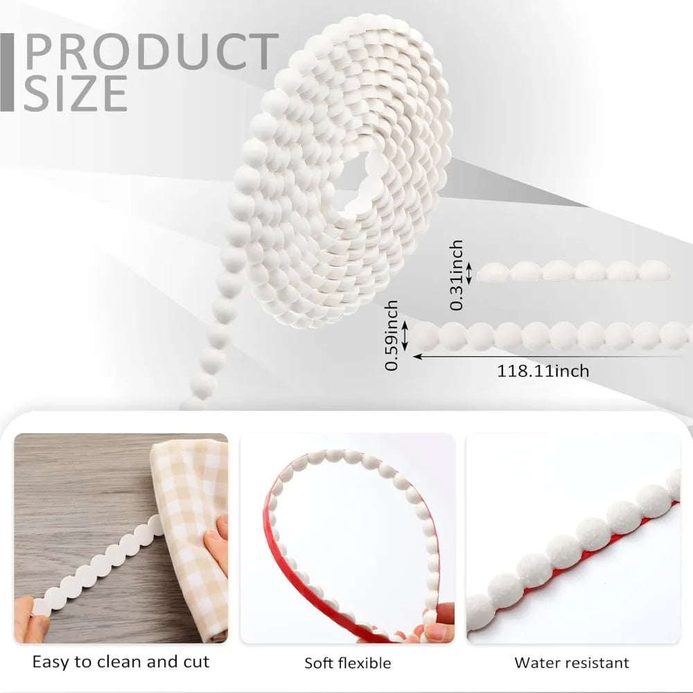 Self-Adhesive Flexible PVC Wall Molding Trim Strip – 3M Paintable Wall Molding Trim Axl