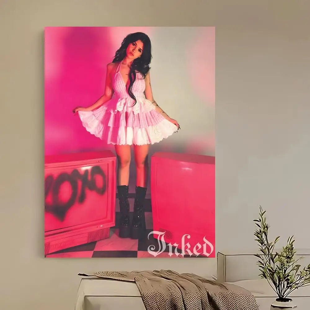 Nessa Barrett Singer Poster – HD Self-Adhesive Waterproof Wall Art Wall Art Poster Axl z10 21X30cmNoframe