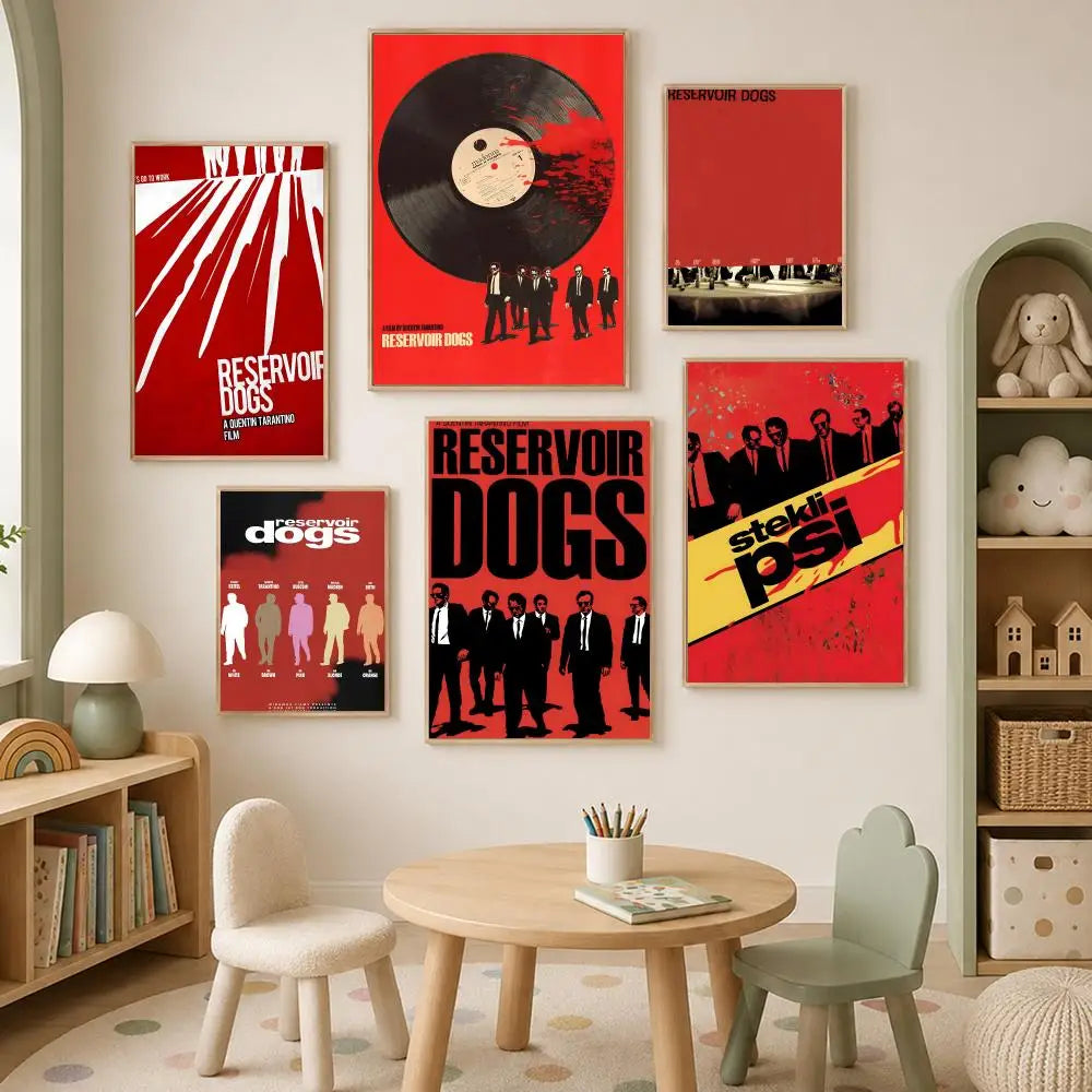 Reservoir Dogs HD PVC Wall Poster – Peel & Stick Movie Decor Movie Wall Poster Axl