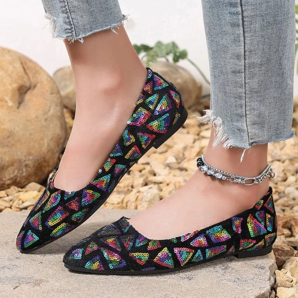 Women's Pointed Toe Ballet Flats – Slip-On Loafers EU 33–45 Ballet Flats Axl 43 picture color
