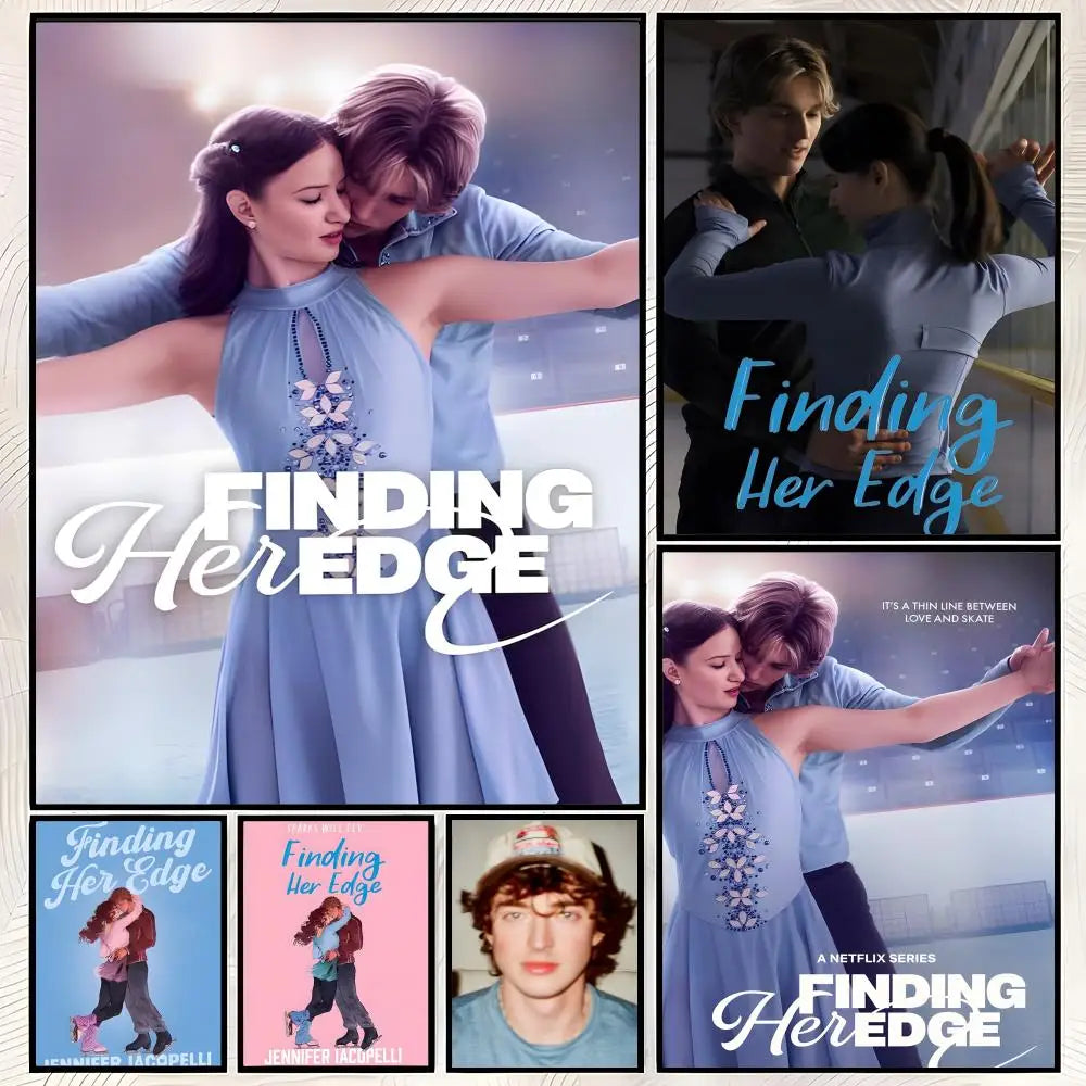 Finding Her Edge Self-Stick HD PVC Wall Art Poster | Waterproof Wall Art Poster Axl