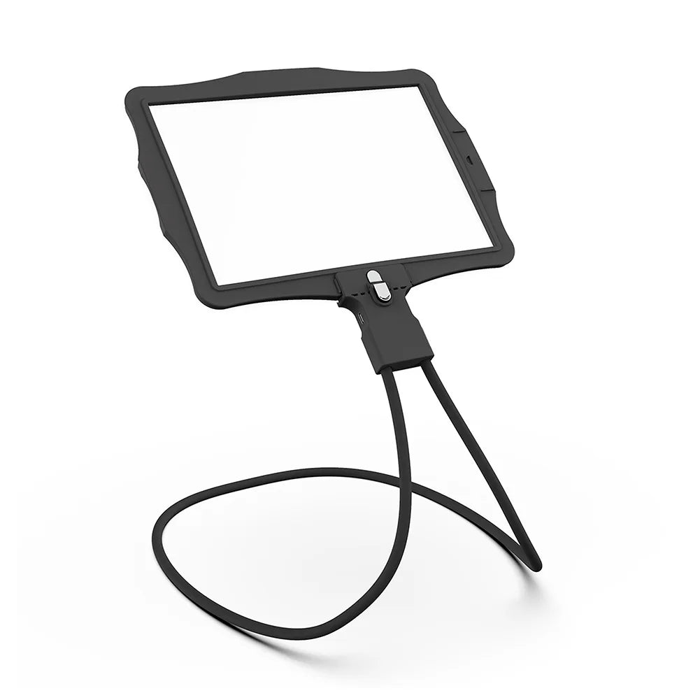 Hands-Free Neck Magnifier – 50 LED Rechargeable Large Screen Hands-Free Magnifier Axl black
